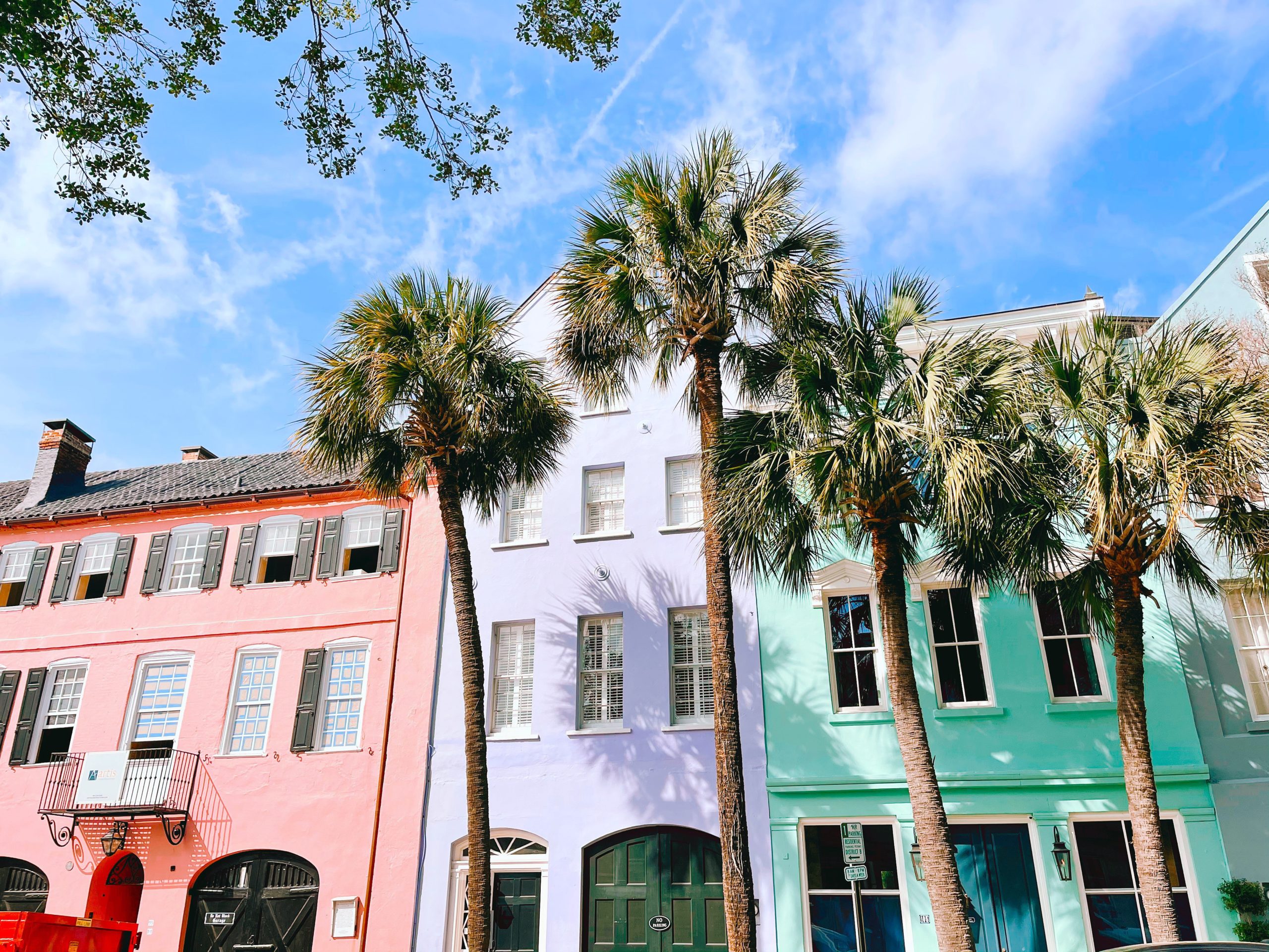 Enjoy this view of Rainbow Row in Charleston SC
