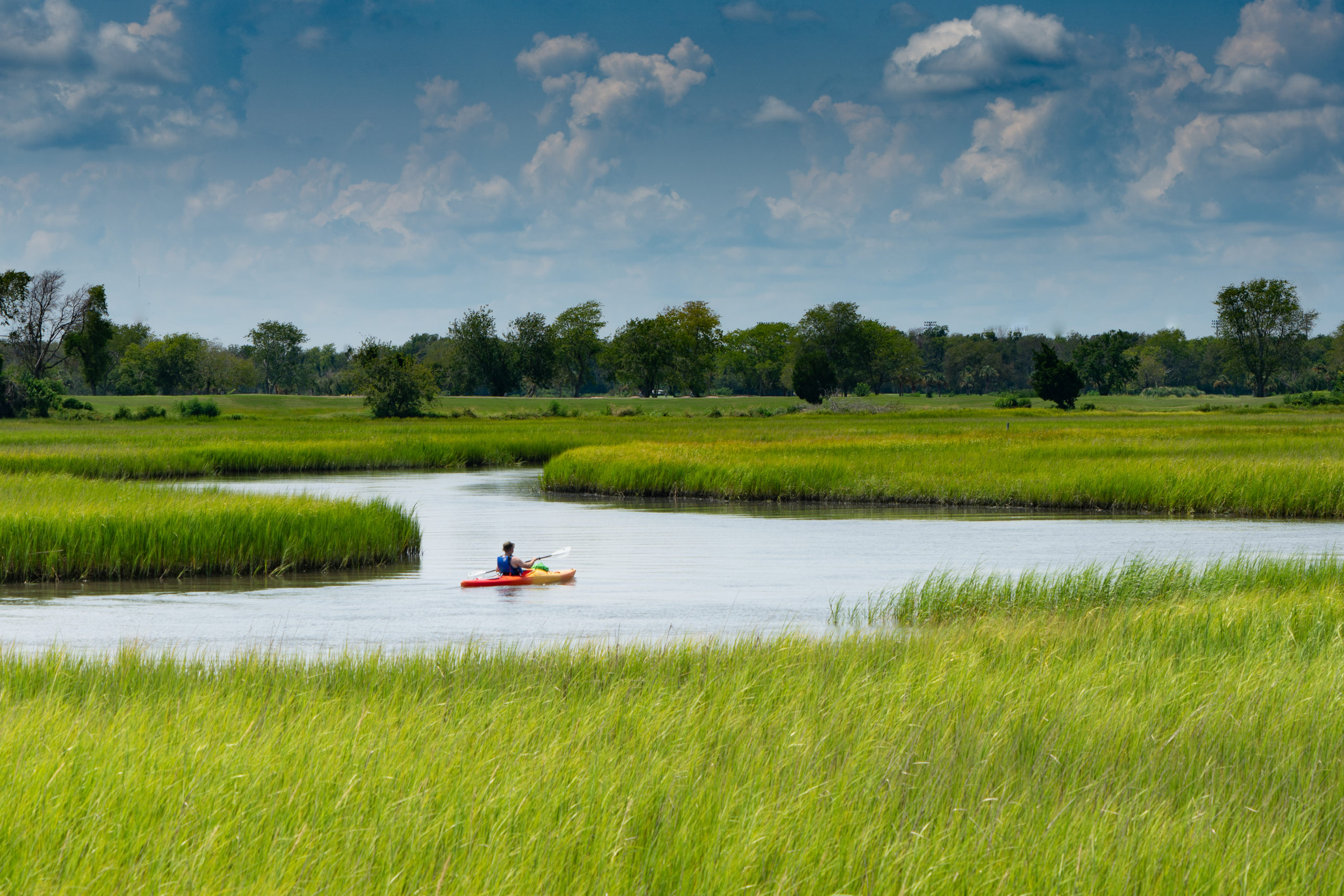 Take a kayak through the tidal creeks of the May River