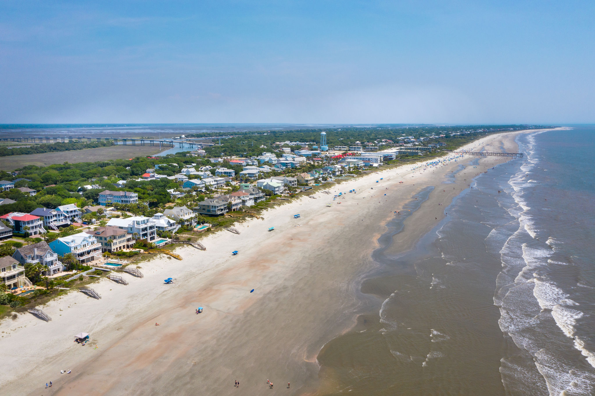 Aerial view of Isle of Palms SC
